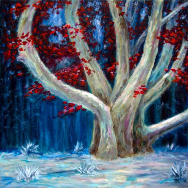 Print of Tree Paintings by Yuriy Kovalenko