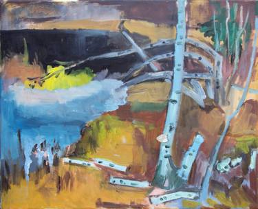 Original Expressionism Landscape Paintings by Ilya Lerner