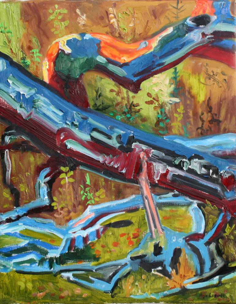 Original Expressionism Landscape Paintings by Ilya Lerner