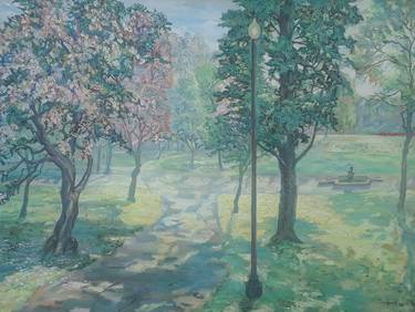 Original Impressionism Landscape Paintings by Ilya Lerner