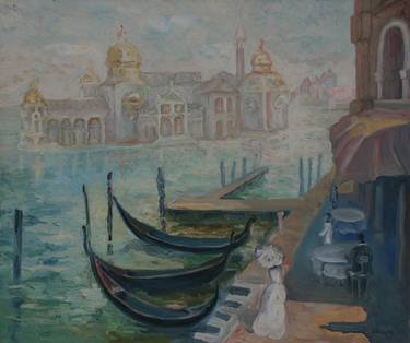 Original Impressionism Cities Paintings by Ilya Lerner