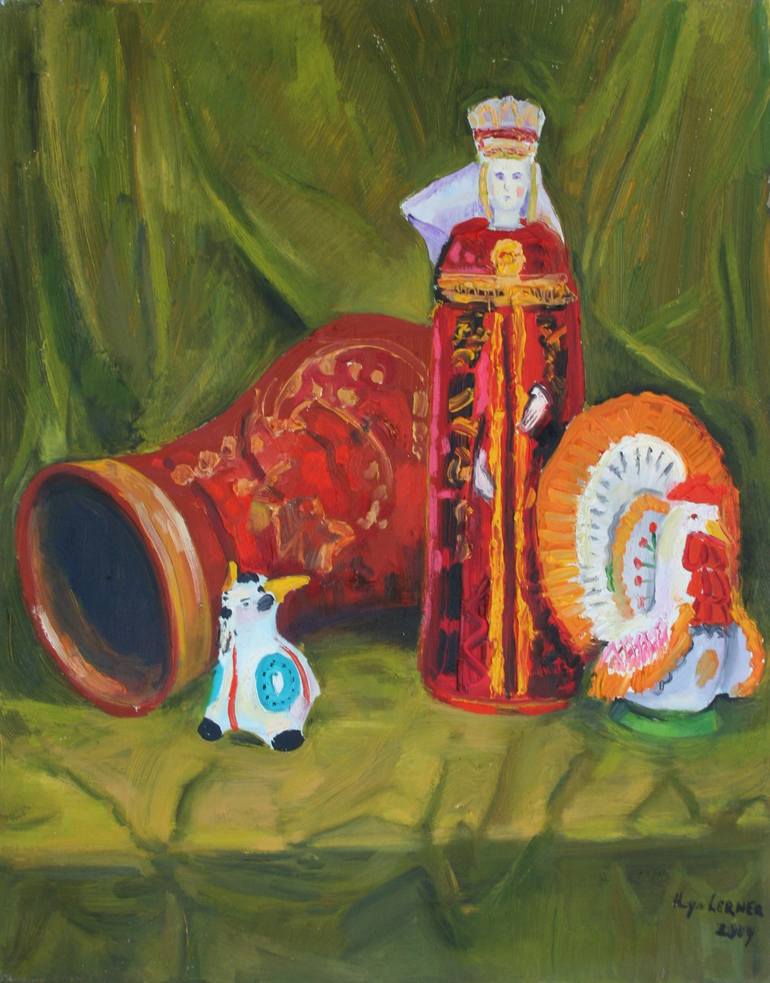 Russian best sale doll painting