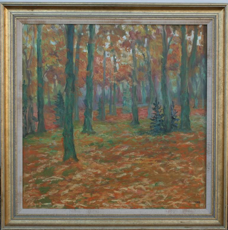 Original Impressionism Landscape Painting by Ilya Lerner