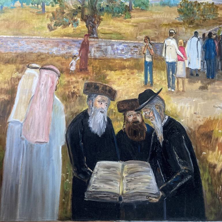 Original Religion Painting by Ilya Lerner