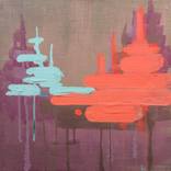 Yosemite Valley, Sky Light (Neon Creamsicle) by Kim West