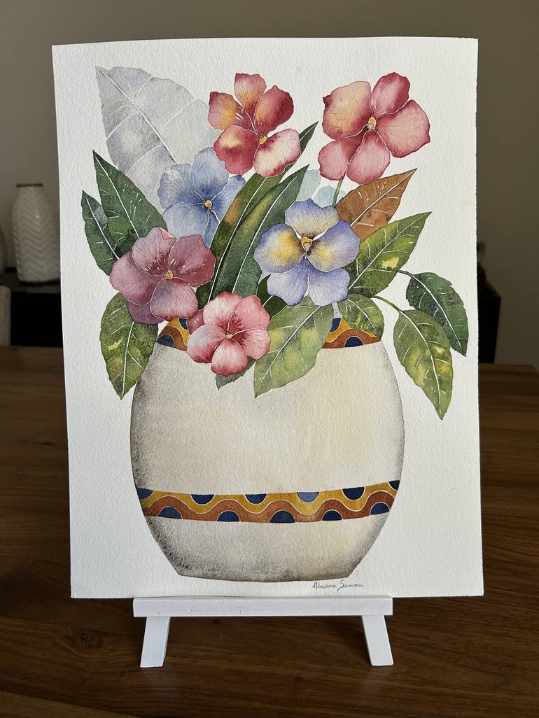 Original Botanic Painting by Adriana Samora