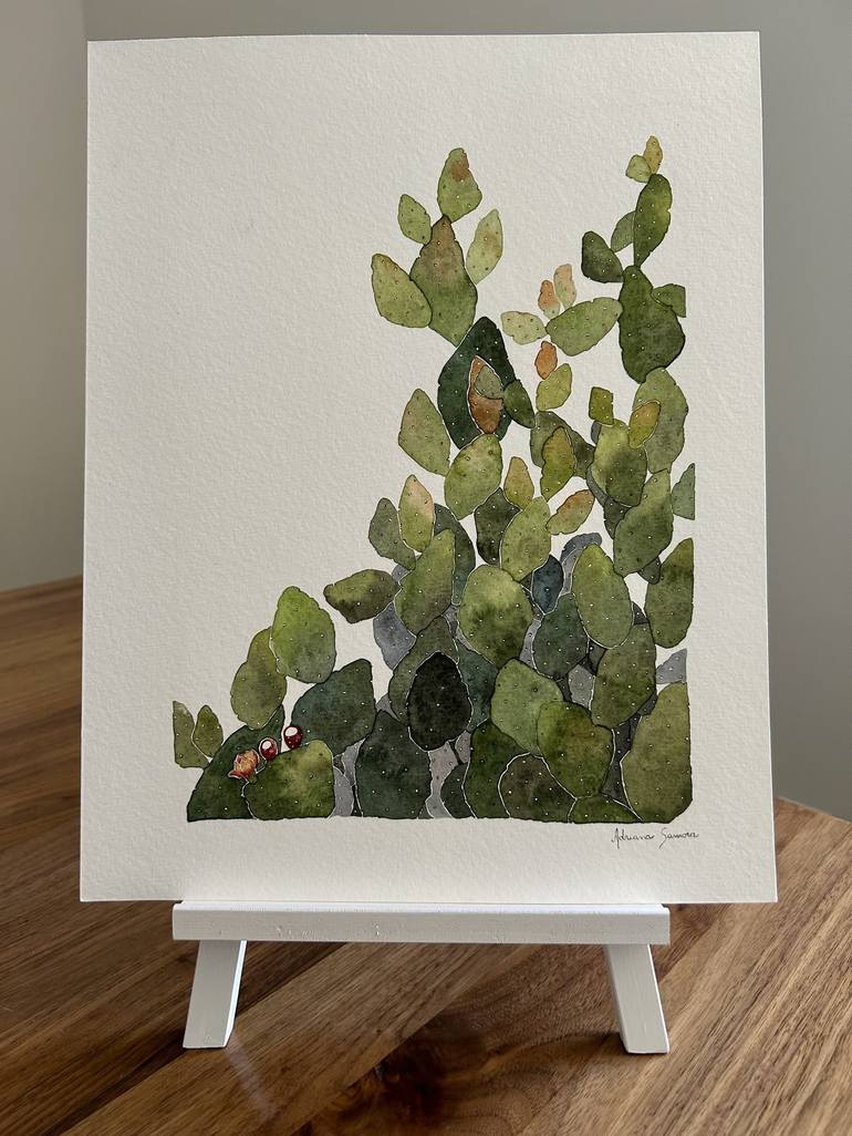 Original Botanic Painting by Adriana Samora