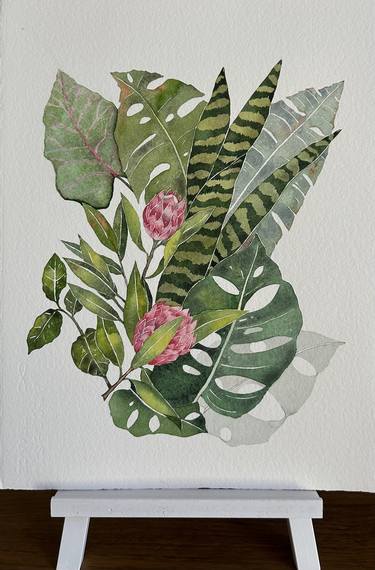 Original Illustration Botanic Paintings by Adriana Samora
