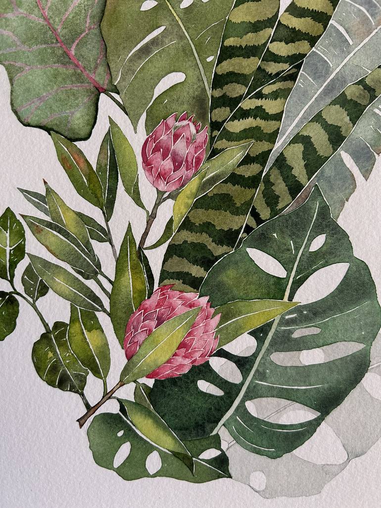 Original Botanic Painting by Adriana Samora