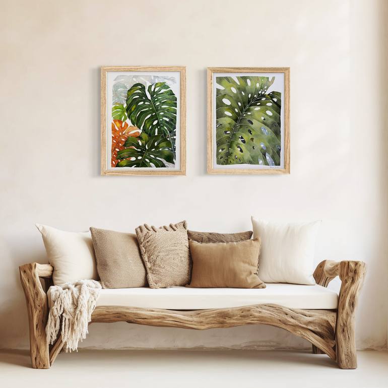 Original Contemporary Botanic Painting by Adriana Samora