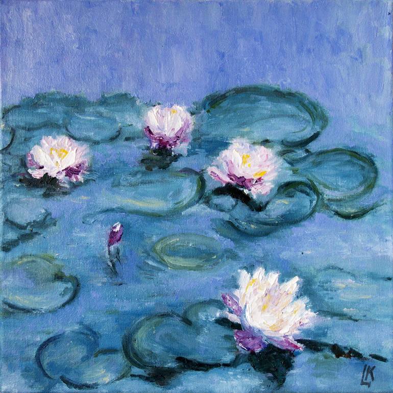 Print of Fine Art Floral Paintings by Ludmila Kovalenko