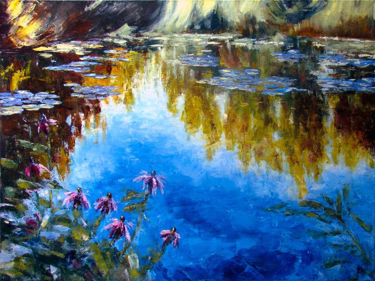 Print of Fine Art Landscape Paintings by Ludmila Kovalenko