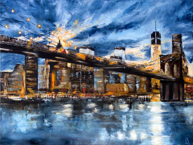 Print of Fine Art Cities Paintings by Ludmila Kovalenko