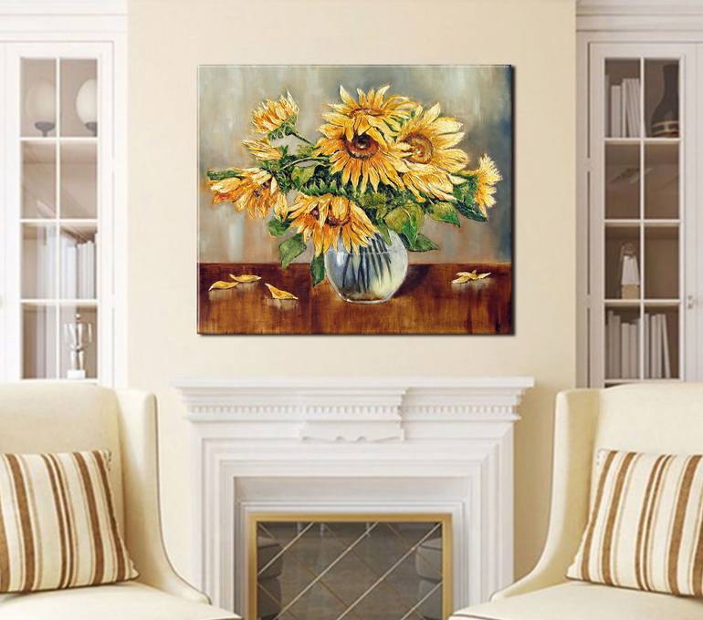 Original Impressionism Still Life Painting by Ludmila Kovalenko