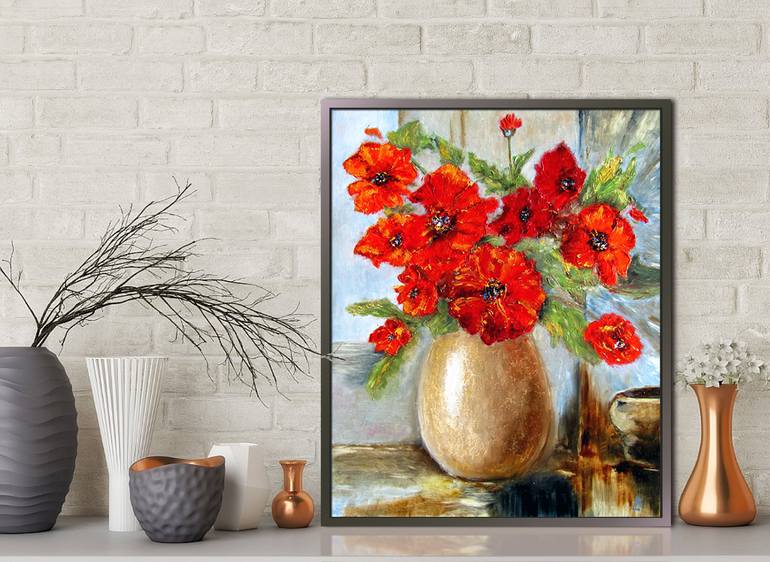 Original Fine Art Still Life Painting by Ludmila Kovalenko