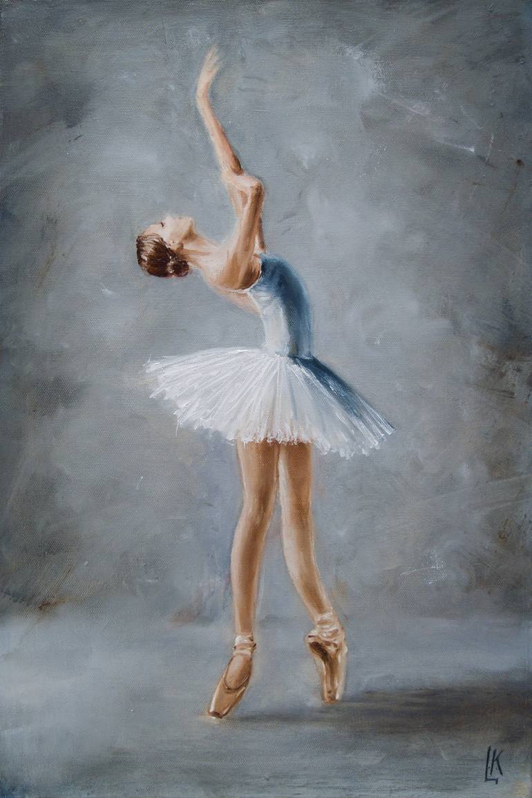 Original Ballerina Paintings by 'Cia on sale