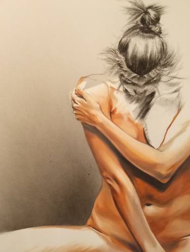 Original Fine Art Nude Paintings by Athina Seitani