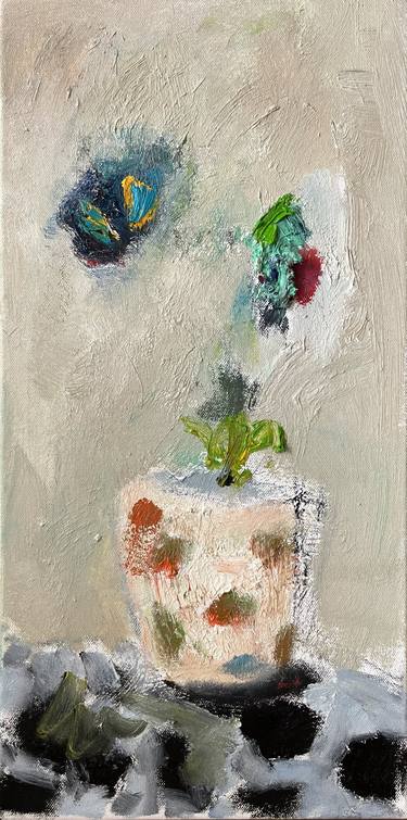Original Expressionism Floral Paintings by Bradford Brenner