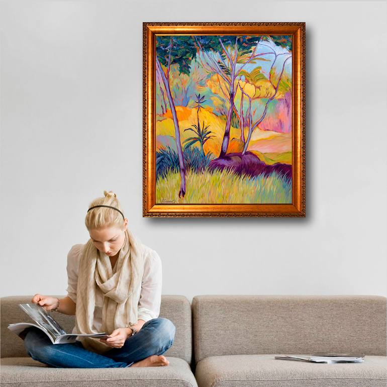 Original Impressionism Landscape Painting by Suren Ter-Avakian