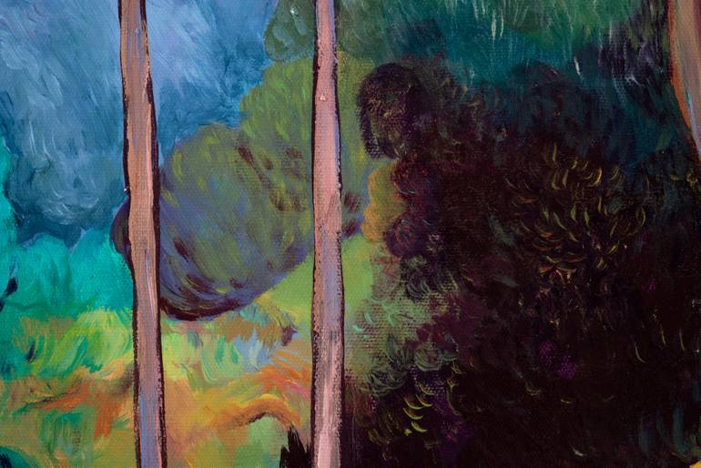 Original Expressionism Landscape Painting by Suren Ter-Avakian