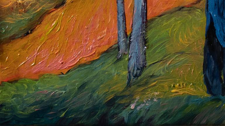 Original Expressionism Landscape Painting by Suren Ter-Avakian