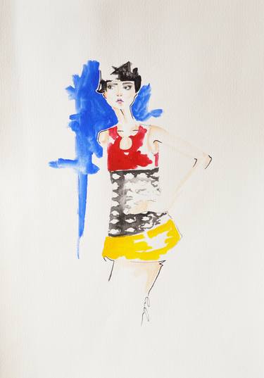 Print of Illustration Fashion Drawings by Cailin Brown