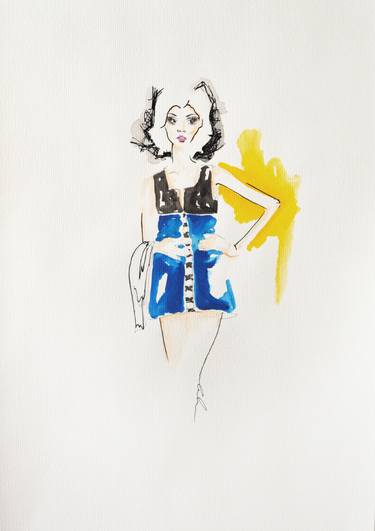 Print of Fashion Drawings by Cailin Brown