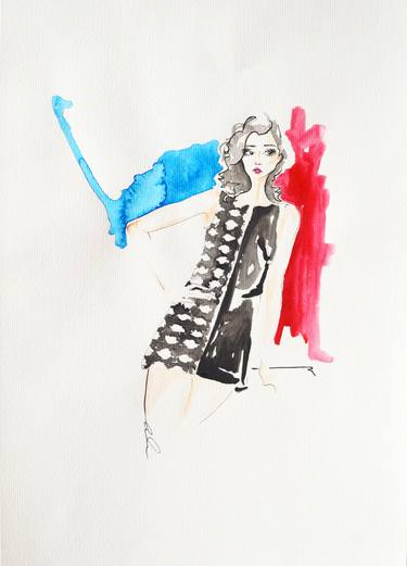 Print of Fashion Drawings by Cailin Brown