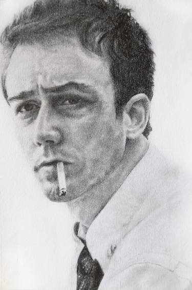 Print of Photorealism Portrait Drawings by Cailin Brown