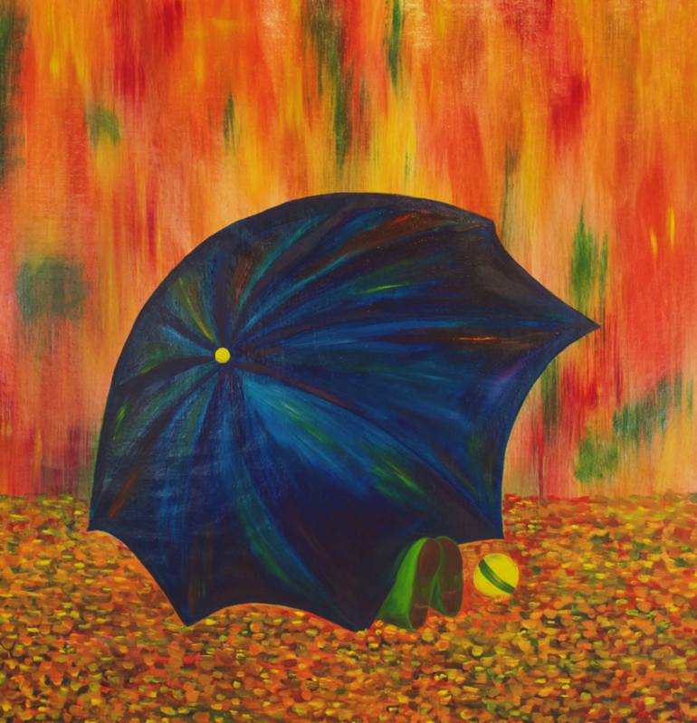 Umbrella Painting by SVETLANA DENISOVA | Saatchi Art