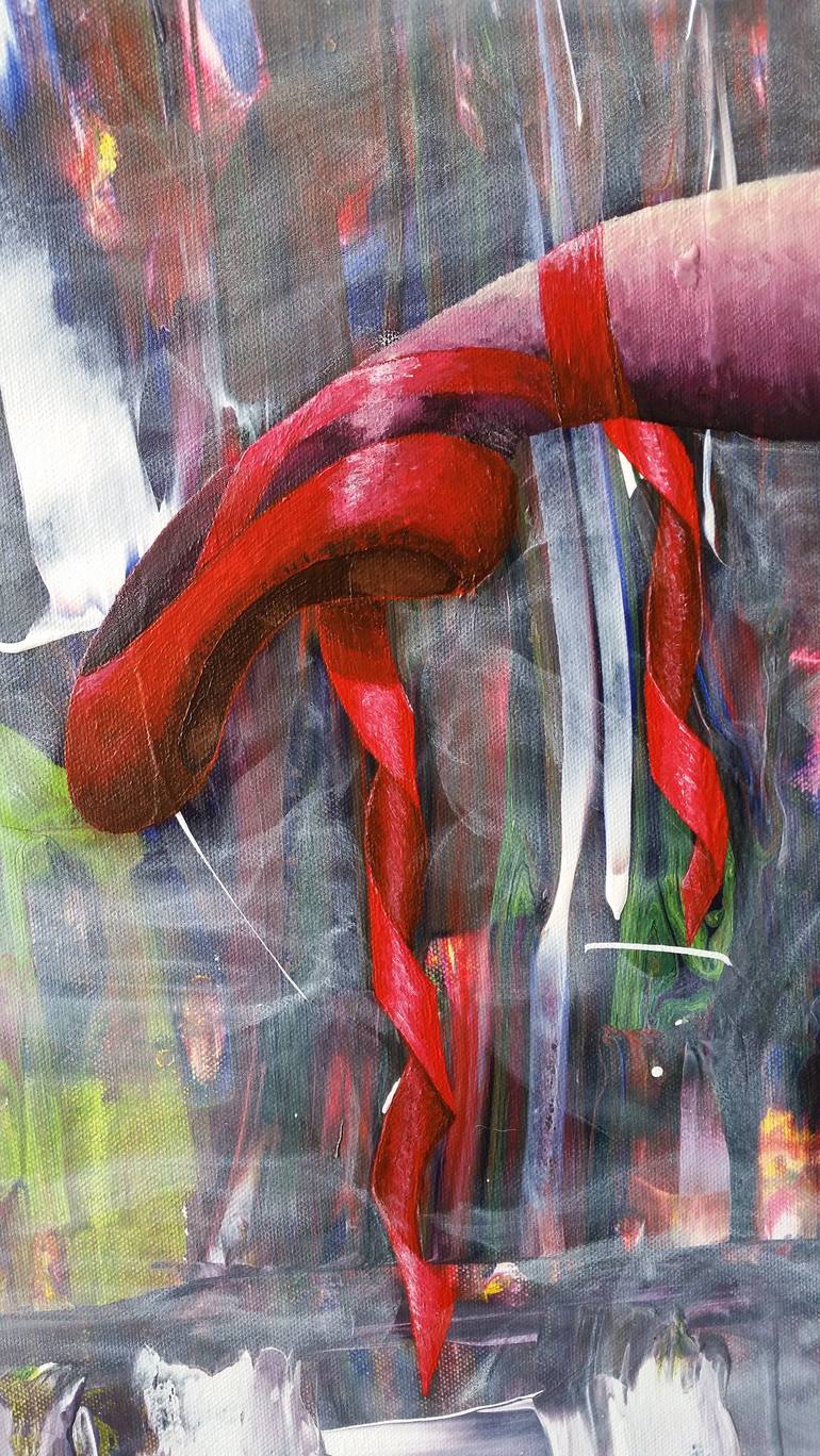 Original Figurative Love Painting by Iris Raiz