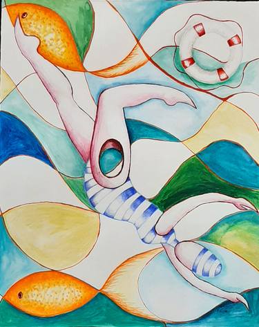 Original Fish Paintings by Iris Raiz