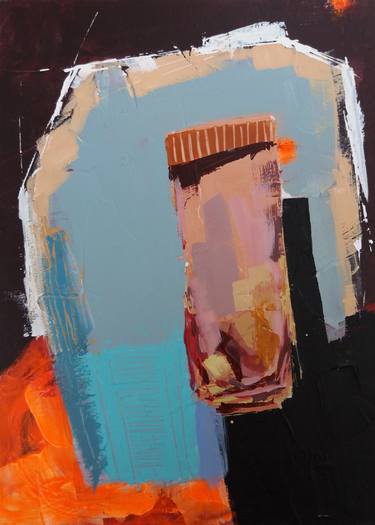 Original Abstract Still Life Paintings by Alina Rotaru