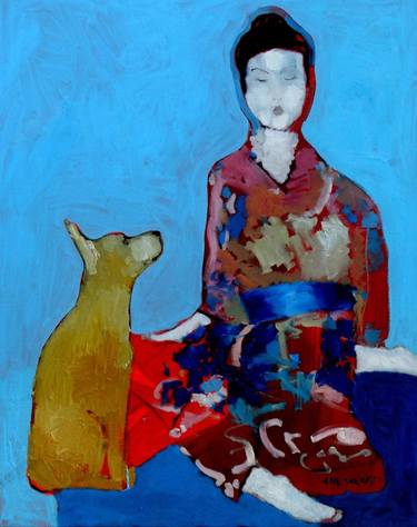 Original Figurative Animal Painting by Arkadius Wesolowski