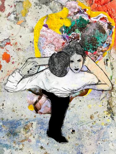 Print of Figurative Love Mixed Media by Ligia Fascioni