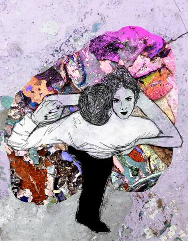 Print of Love Mixed Media by Ligia Fascioni