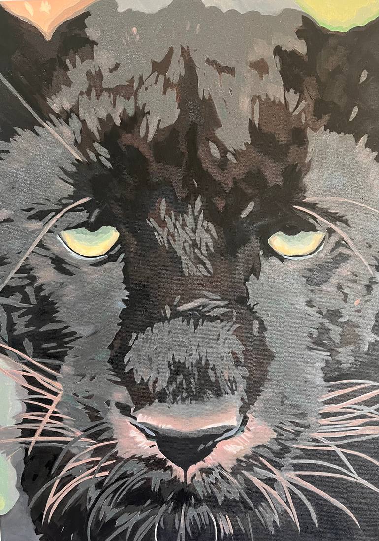 Original Modernism Animal Painting by Liz Morris
