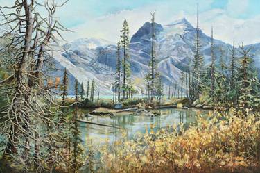 Original Realism Landscape Paintings by Elizabeth Malara Wieczorek