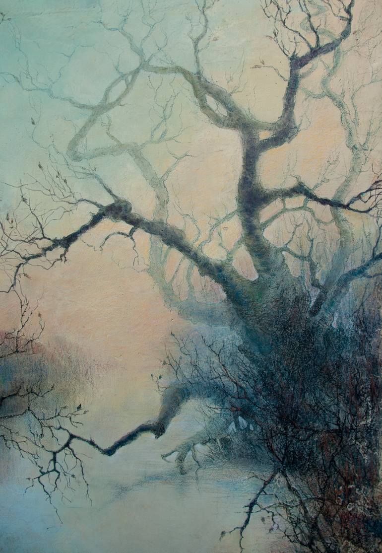 Original Impressionism Fantasy Painting by Ina Morava