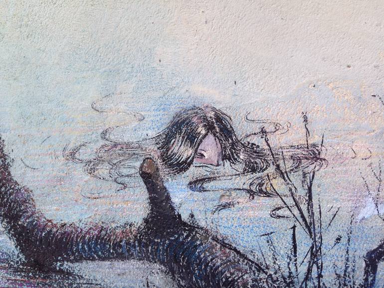 Original Impressionism Fantasy Painting by Ina Morava