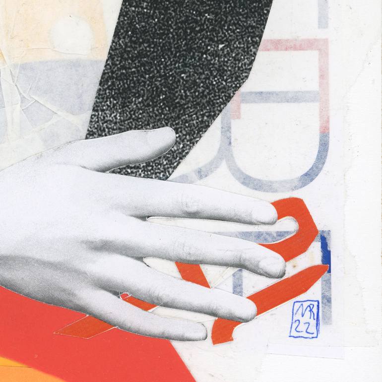 Original Abstract Women Collage by Mascha Rodigina