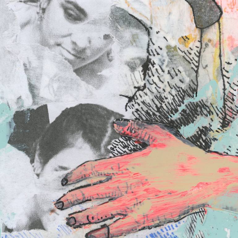 Original Abstract Women Collage by Mascha Rodigina