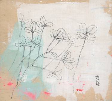 Original Abstract Botanic Drawings by Mascha Rodigina