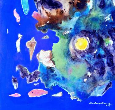 Supernatural World Underwater- Blue Sea  (Abstract) thumb