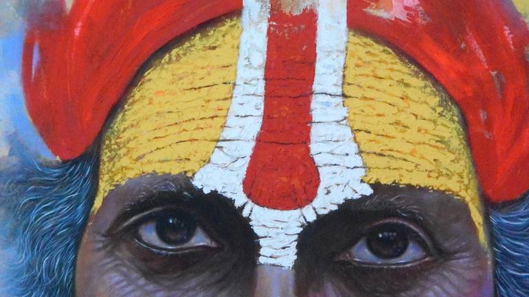 Original Realism Religion Painting by sandip raval