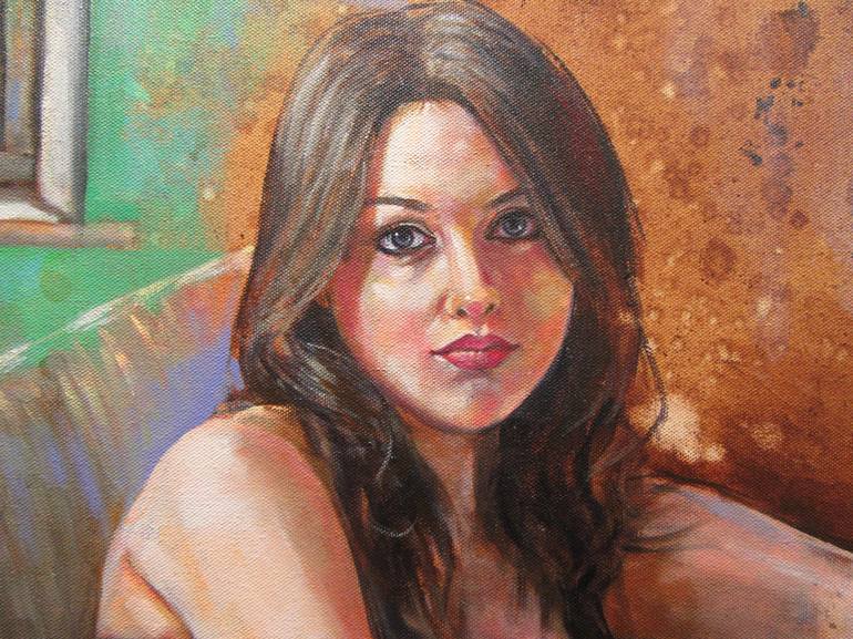 Original girl Women Painting by sandip raval