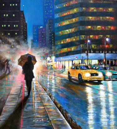 Original Pop Art Cities Paintings by sandip raval