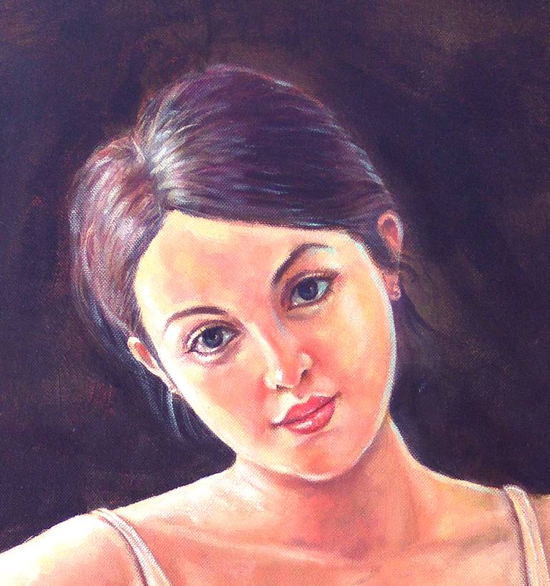 Original Figurative Women Painting by sandip raval