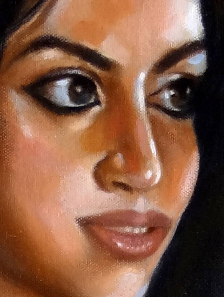 Original indianlady Women Painting by sandip raval