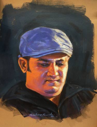 Original Portrait Paintings by sandip raval